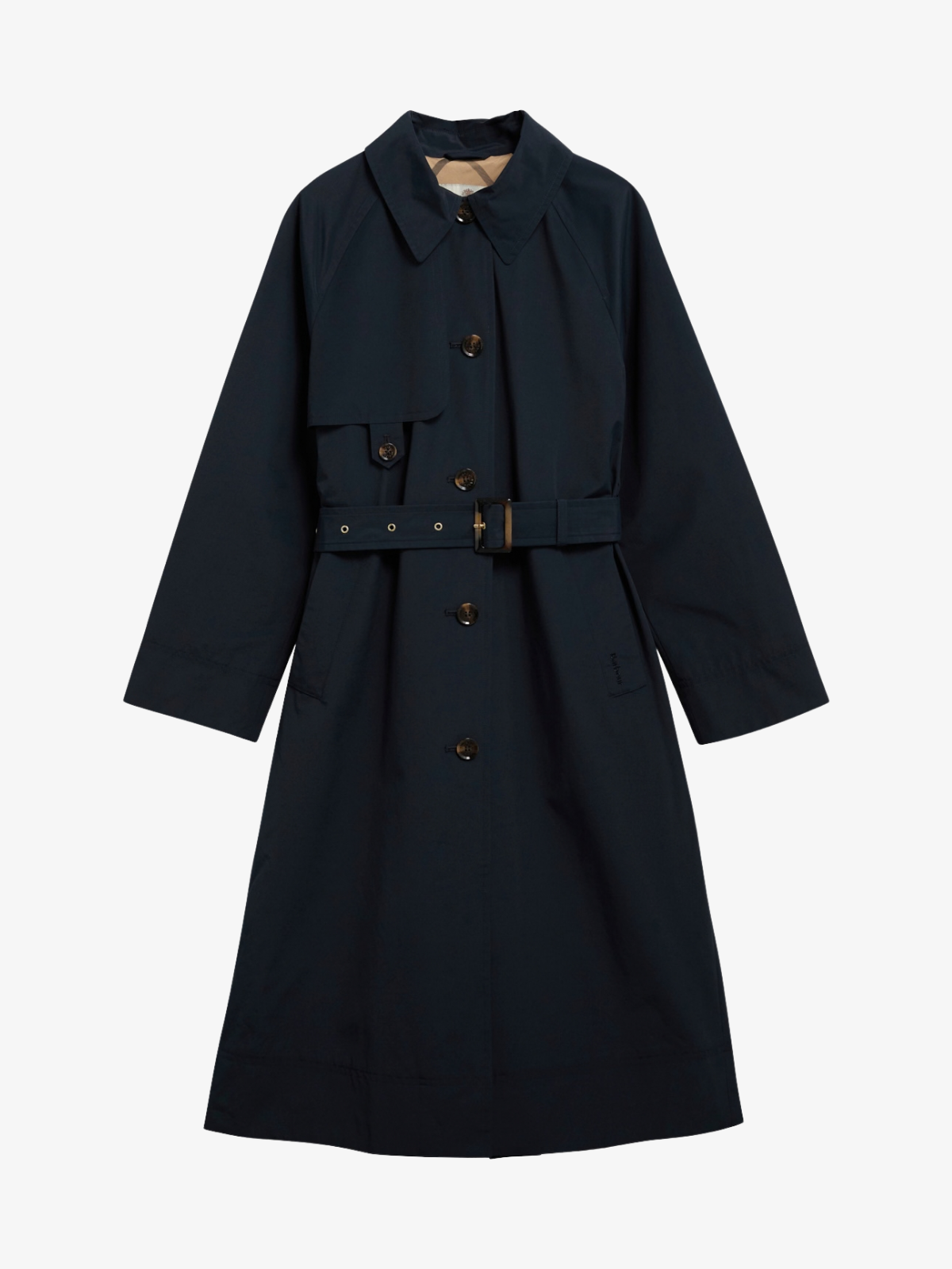 Barbour W Rain Jacket 4 Antonella Showerproof Jacket - Dk Navy/Birchwood