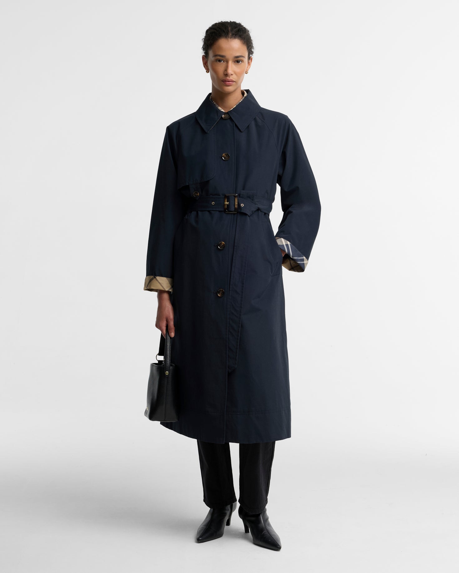 Barbour W Rain Jacket Antonella Showerproof Jacket - Dk Navy/Birchwood