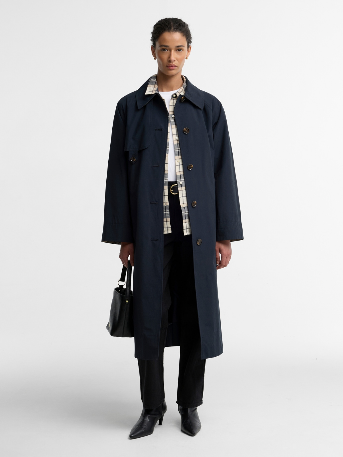 Barbour W Rain Jacket Antonella Showerproof Jacket - Dk Navy/Birchwood