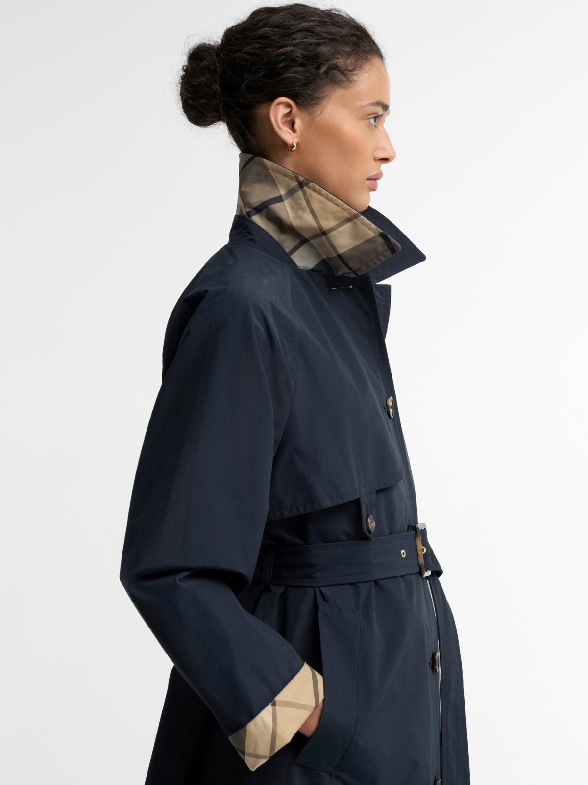 Barbour W Rain Jacket Antonella Showerproof Jacket - Dk Navy/Birchwood