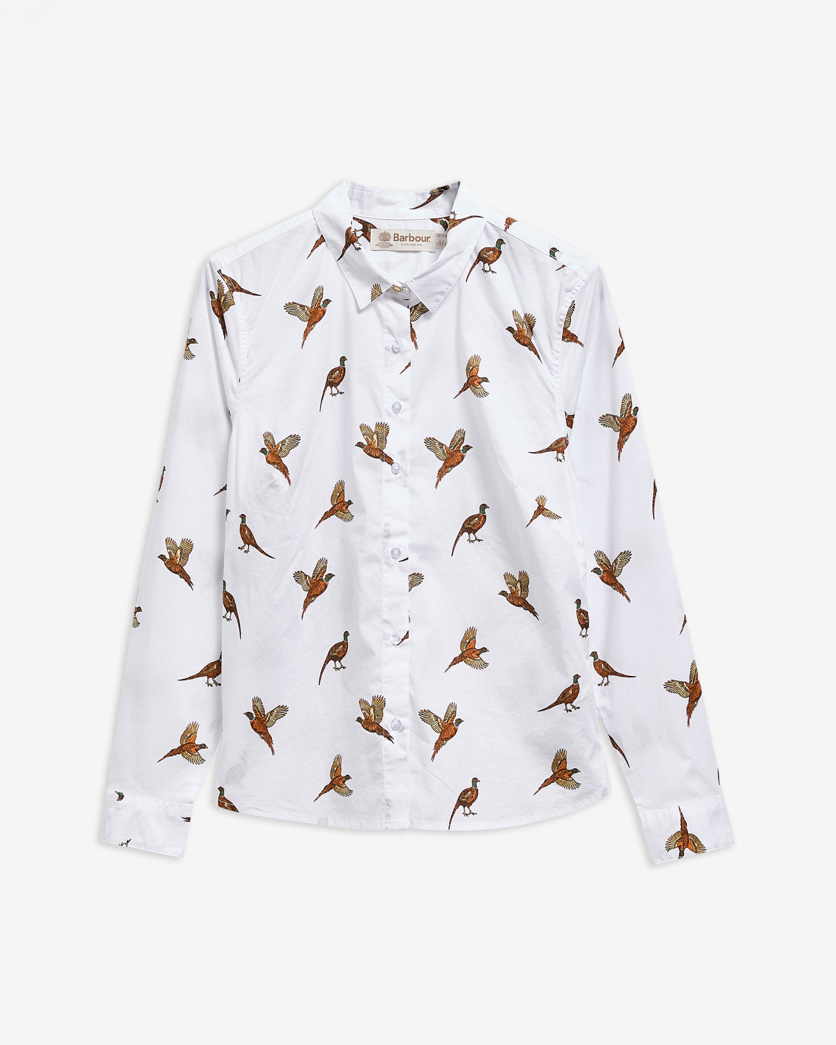 Barbour W Shirts Brambles Shirt - Multi Bird