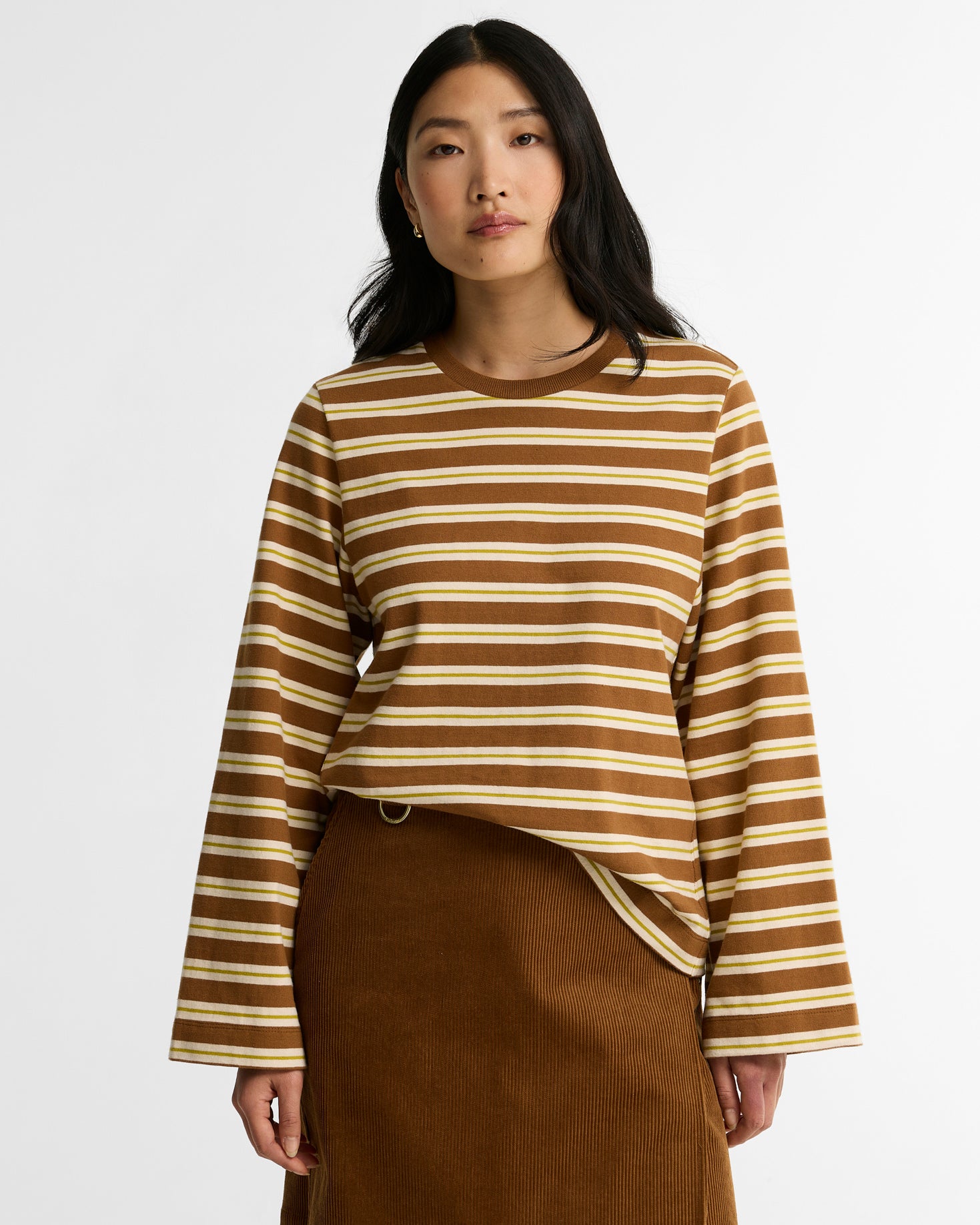 Barbour W Shirts Maplewood Top - Tan/Birch