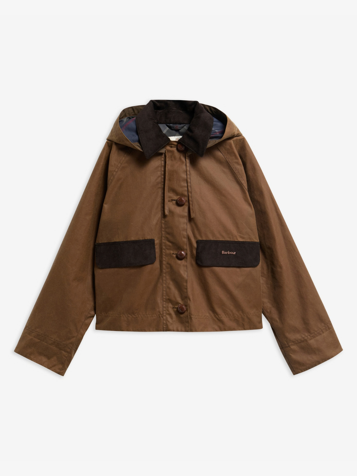 Barbour W Wax Jacket 4 Adina Wax Jacket - Tan/Shadow