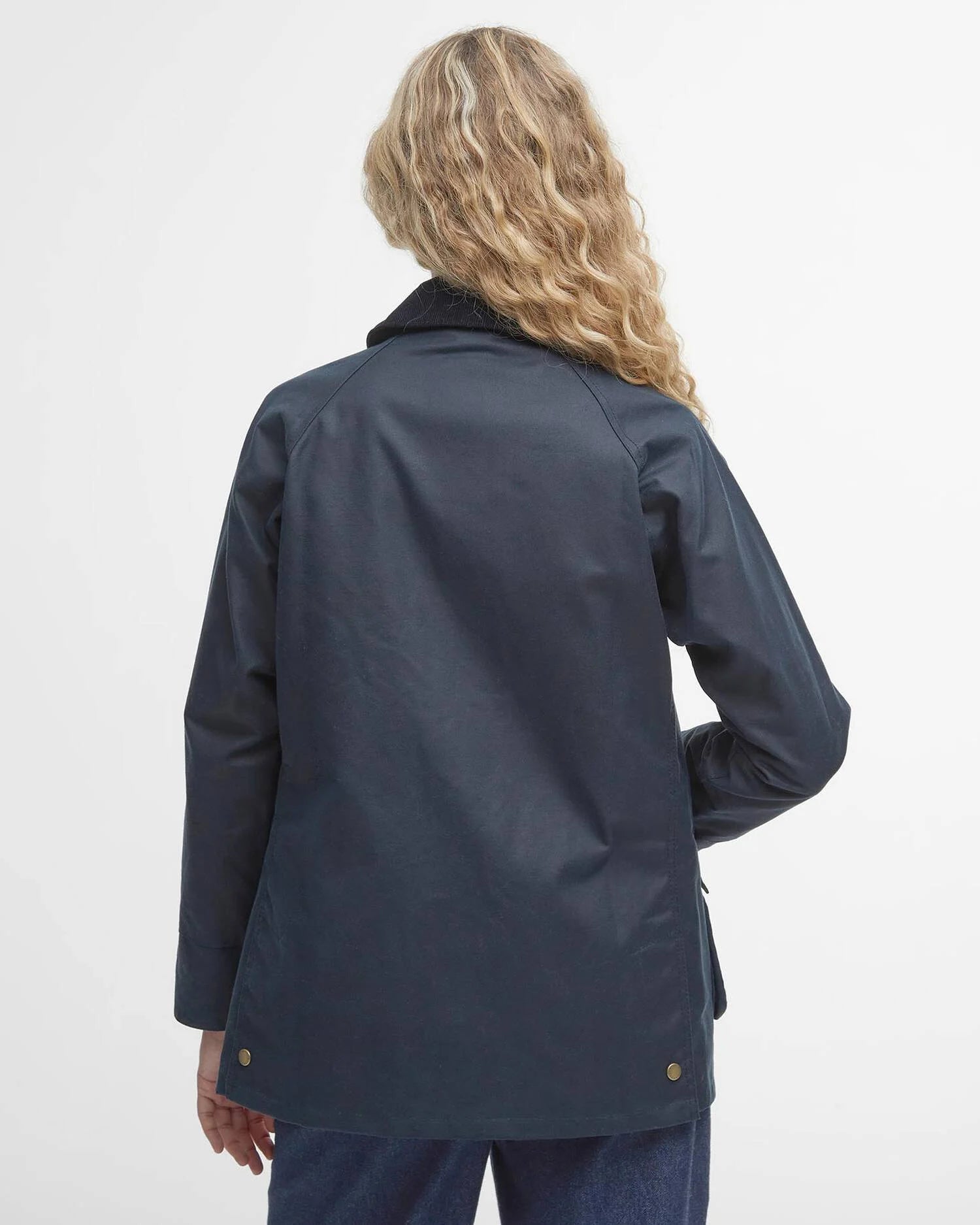 Barbour W Wax Jacket Acorn Wax Jacket - Navy