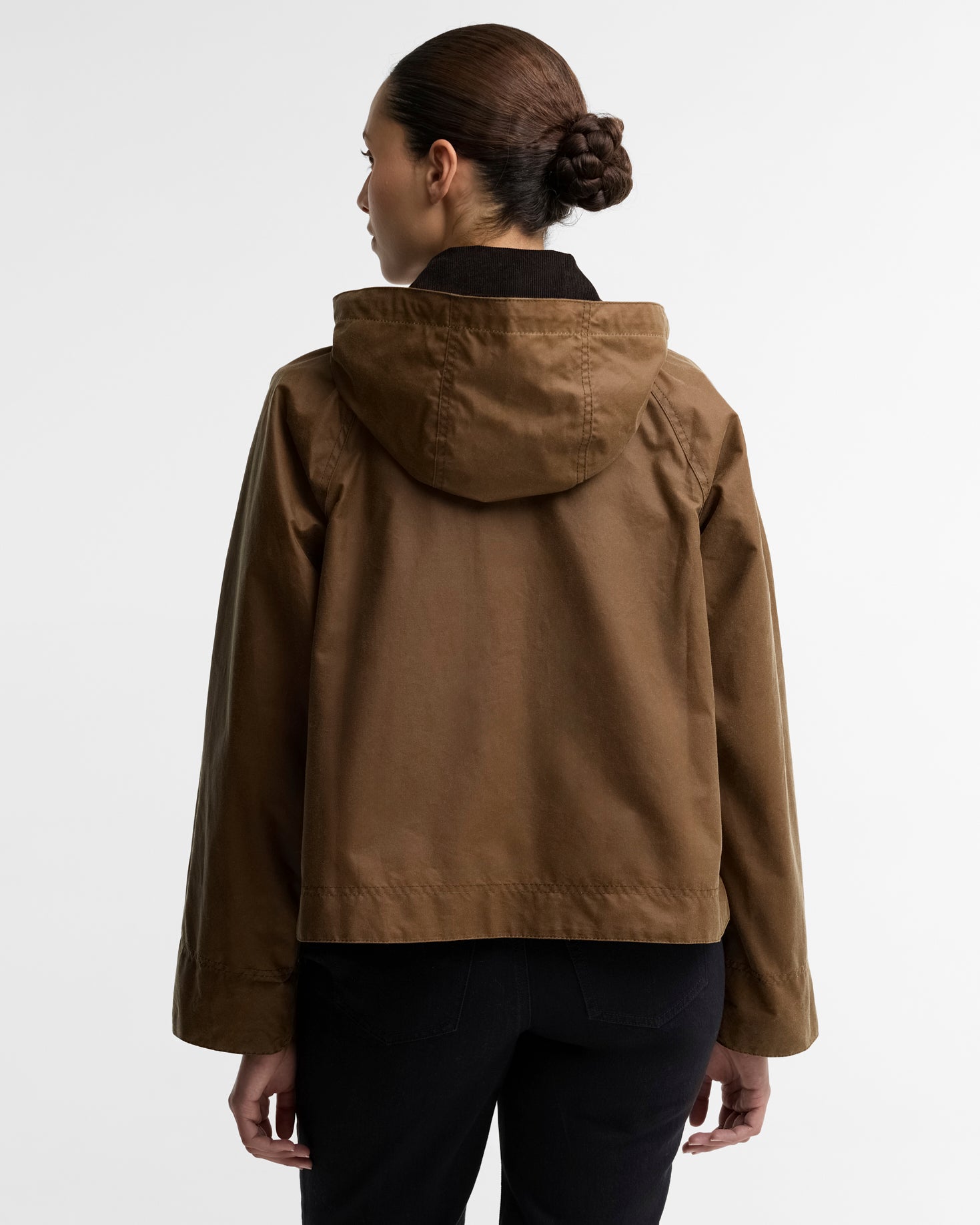Barbour W Wax Jacket Adina Wax Jacket - Tan/Shadow