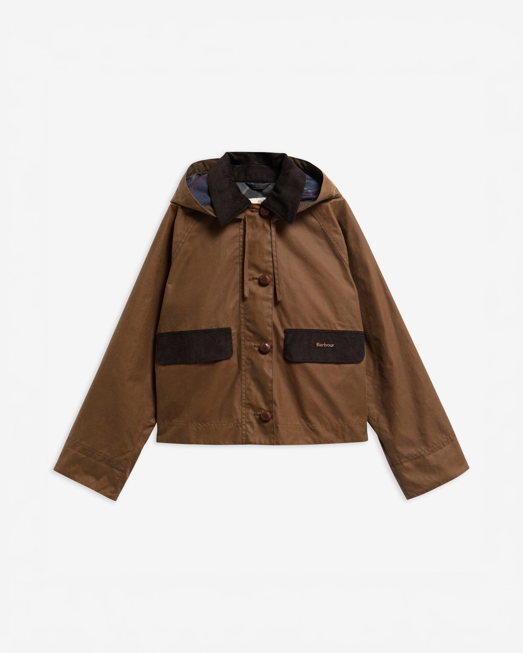 Barbour W Wax Jacket Adina Wax Jacket - Tan/Shadow