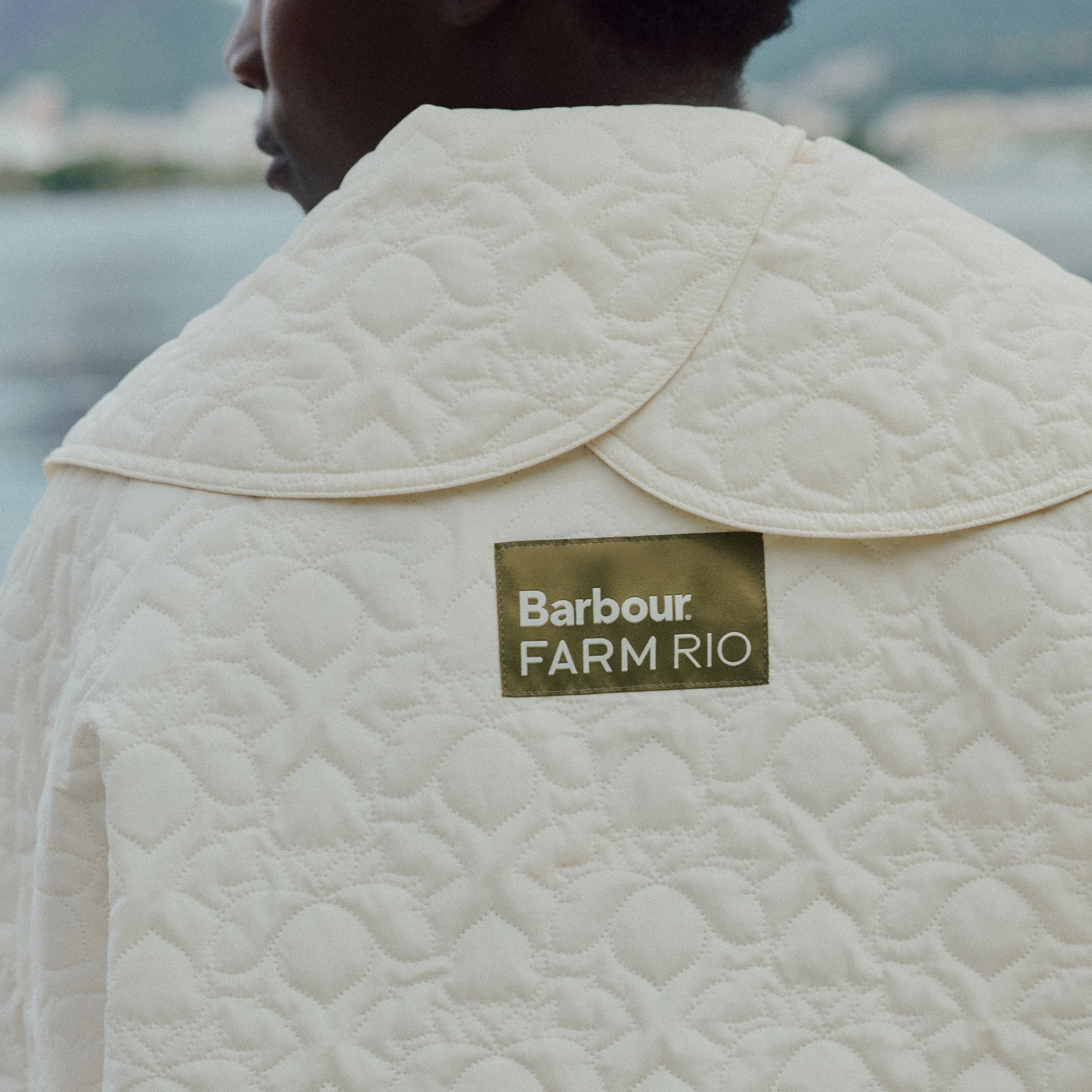 Barbour Women Lotus Quilted Jacket - White Rose