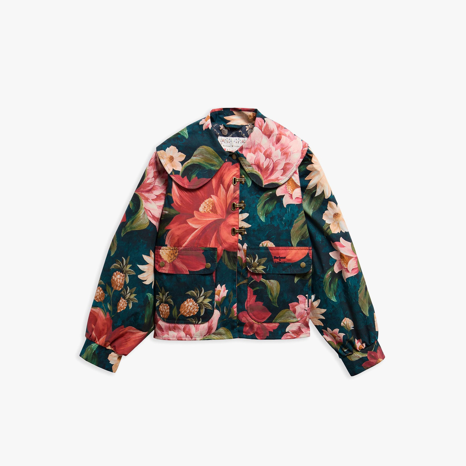 Barbour Women Wildflower Casual Jacket - Navy Wildflower