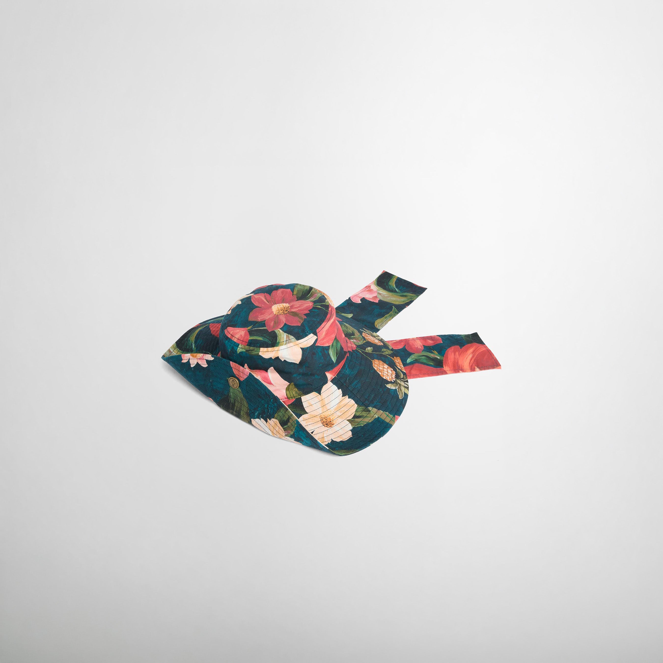 Barbour Women Wildflower Sun Hat - Navy Wildflower