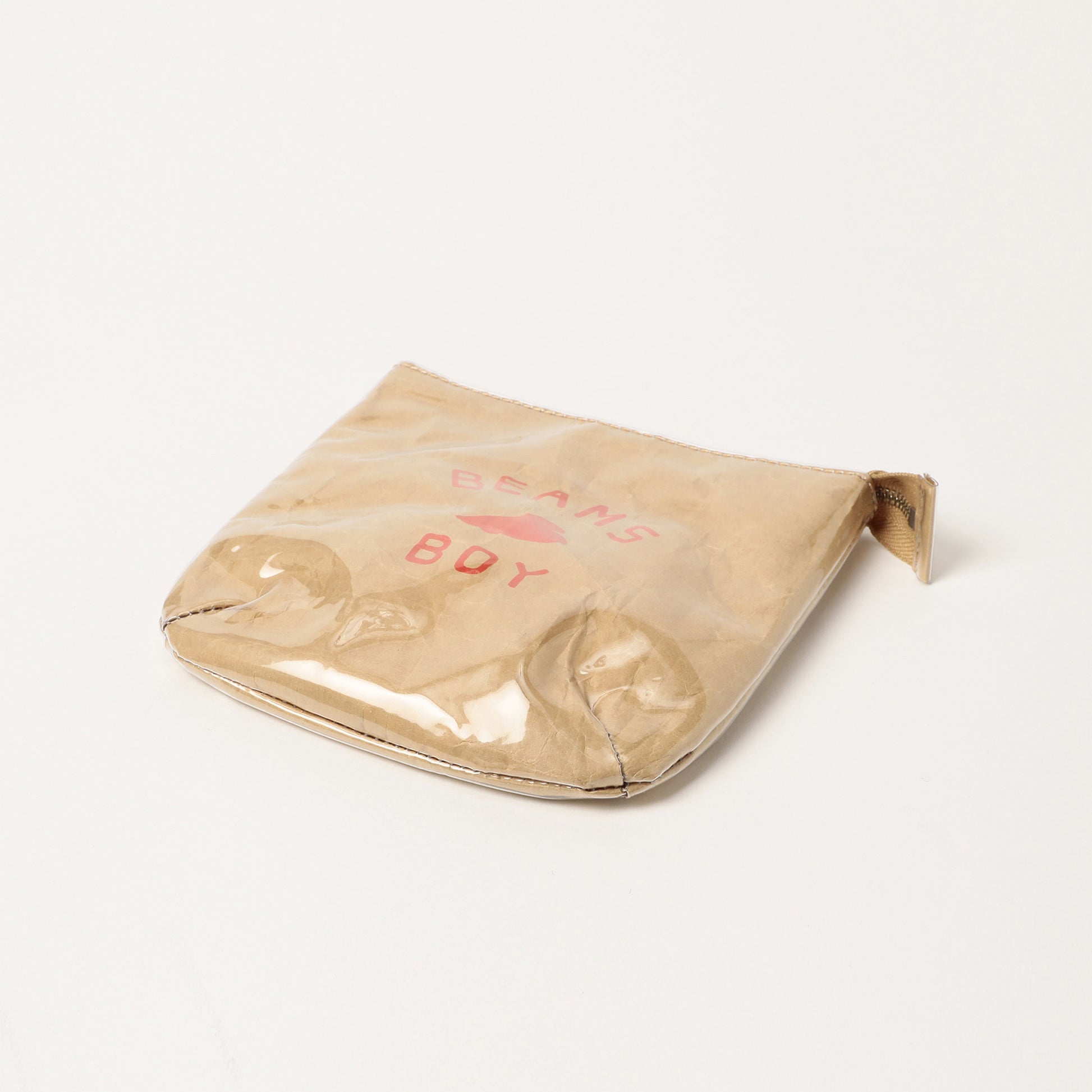 Beams Boy Bags Beige O.BB Logo Pouch