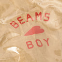 Beams Boy Bags Beige O.BB Logo Pouch