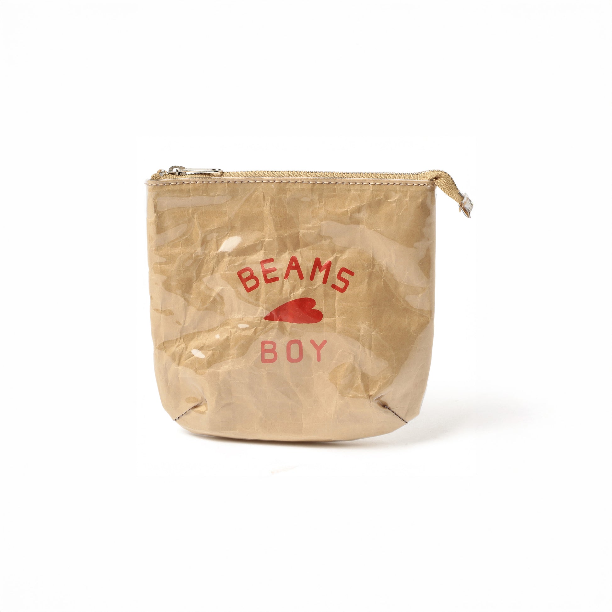 Beams Boy Bags Beige O.BB Logo Pouch
