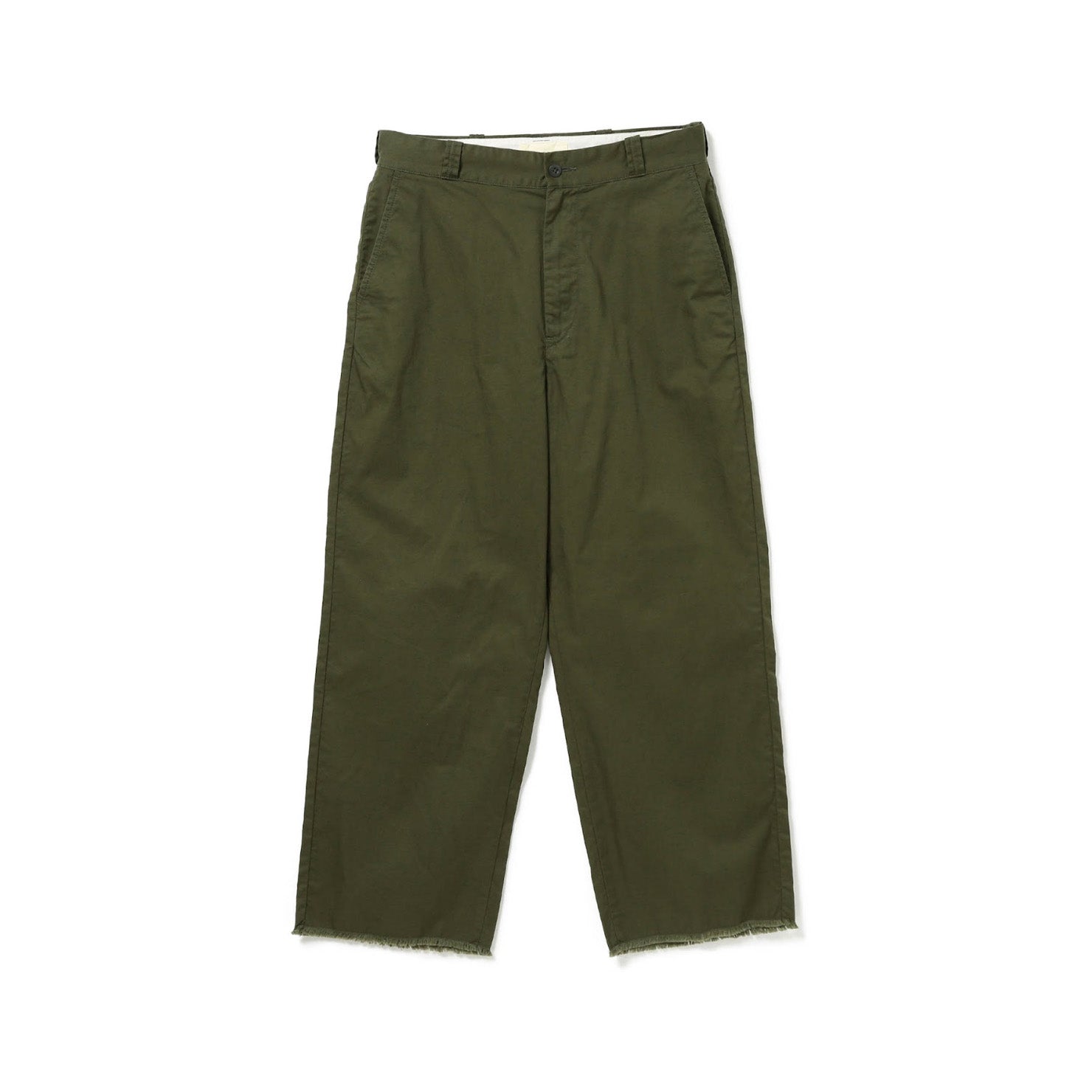 Beams Boy W Pants Olive / 2 G.Cutoff Chino