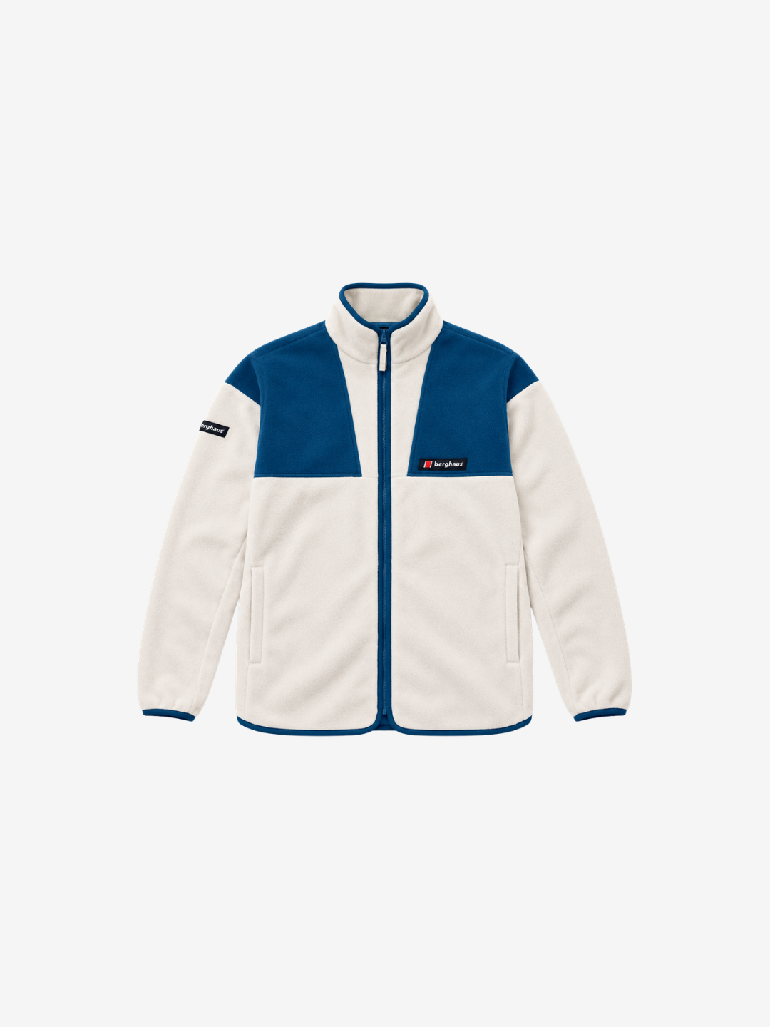 Berghaus M Jacket S Trango Mountain Fleece - Stone/Hale Navy