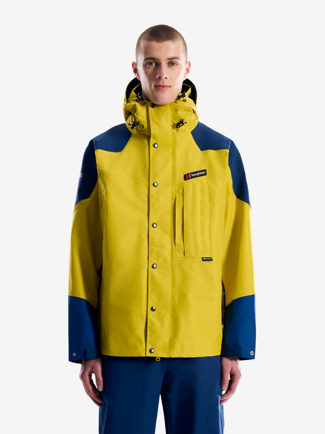 Berghaus U Jacket Amber/Hale Navy / S Unisex Kara Su 7000 GTX Jacket - Amber/Hale Navy