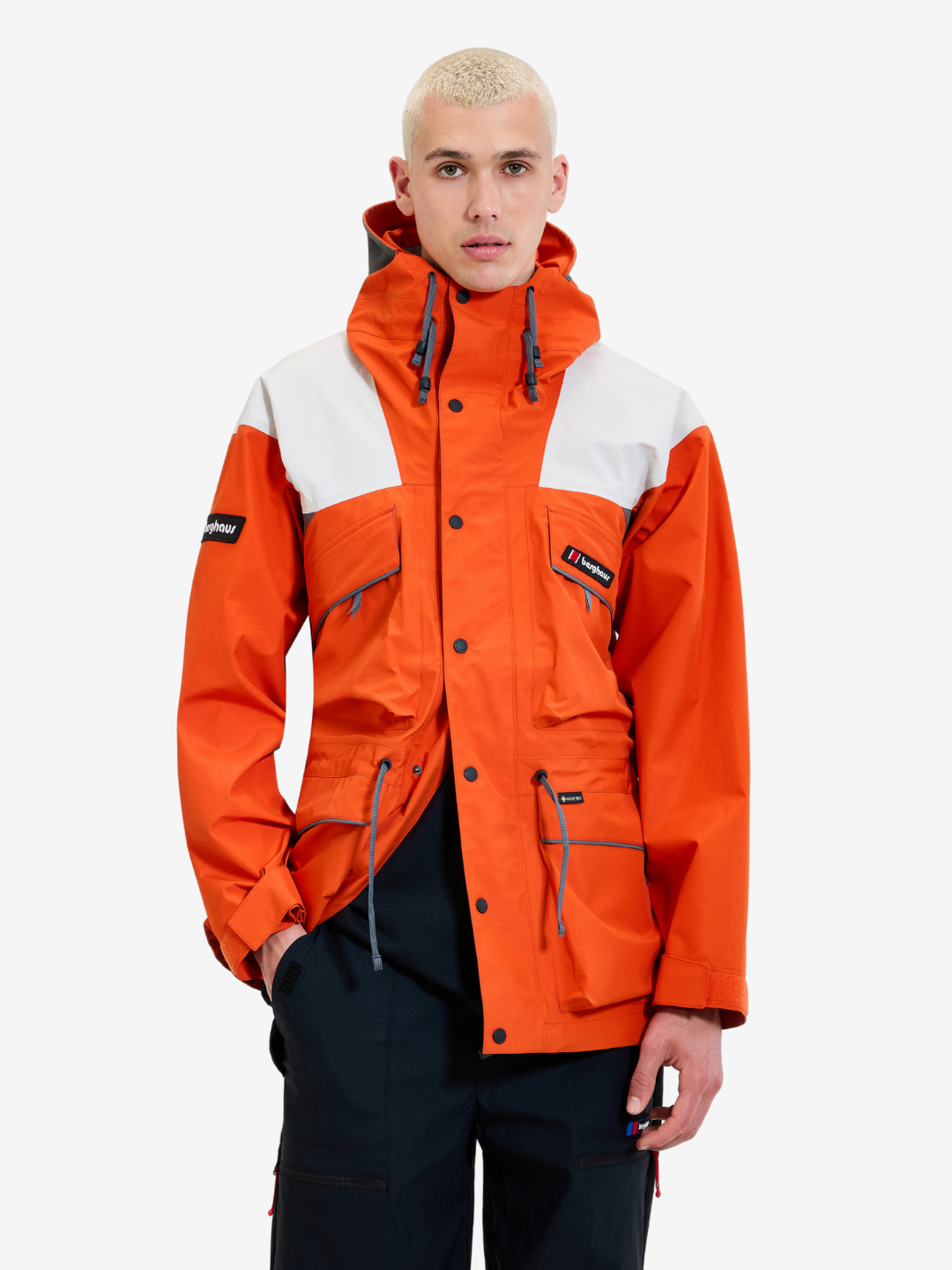 Berghaus U Jacket Unisex Trango Mountain Jacket - Flame/Stone