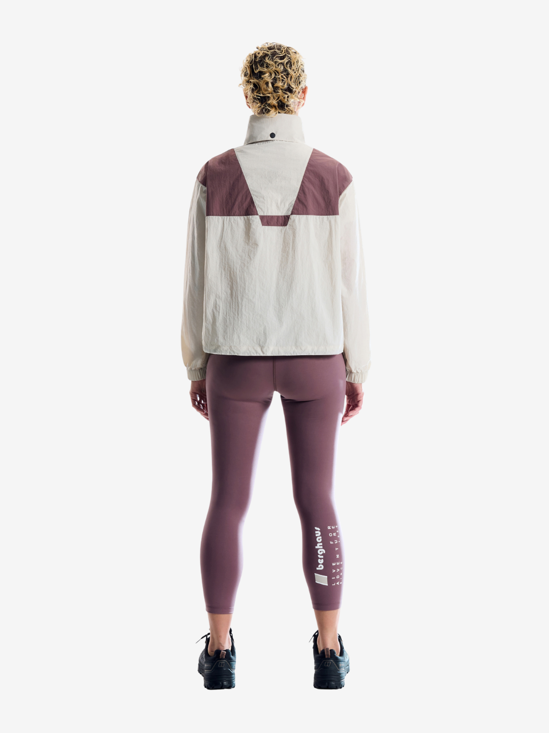 Berghaus W Jacket Women's Trango Mountain Windbreaker - Stone/Rose Mauve