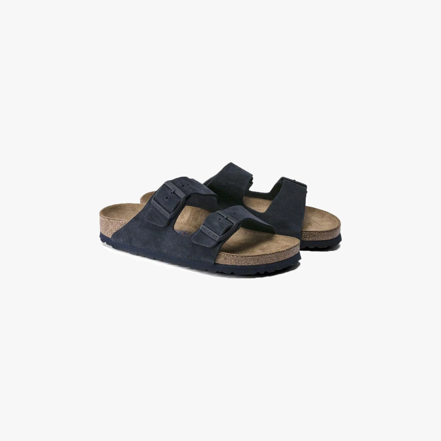Birkenstock M Sandals M Arizona SFB, Navy Suede