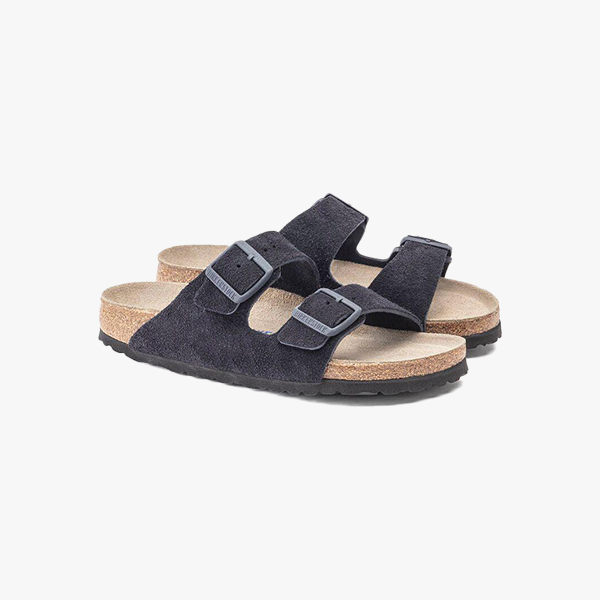 Birkenstock M Sandals M Arizona SFB Sandal, Suede Midnight