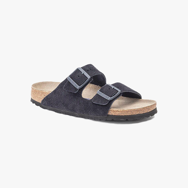 Birkenstock M Sandals M Arizona SFB Sandal, Suede Midnight