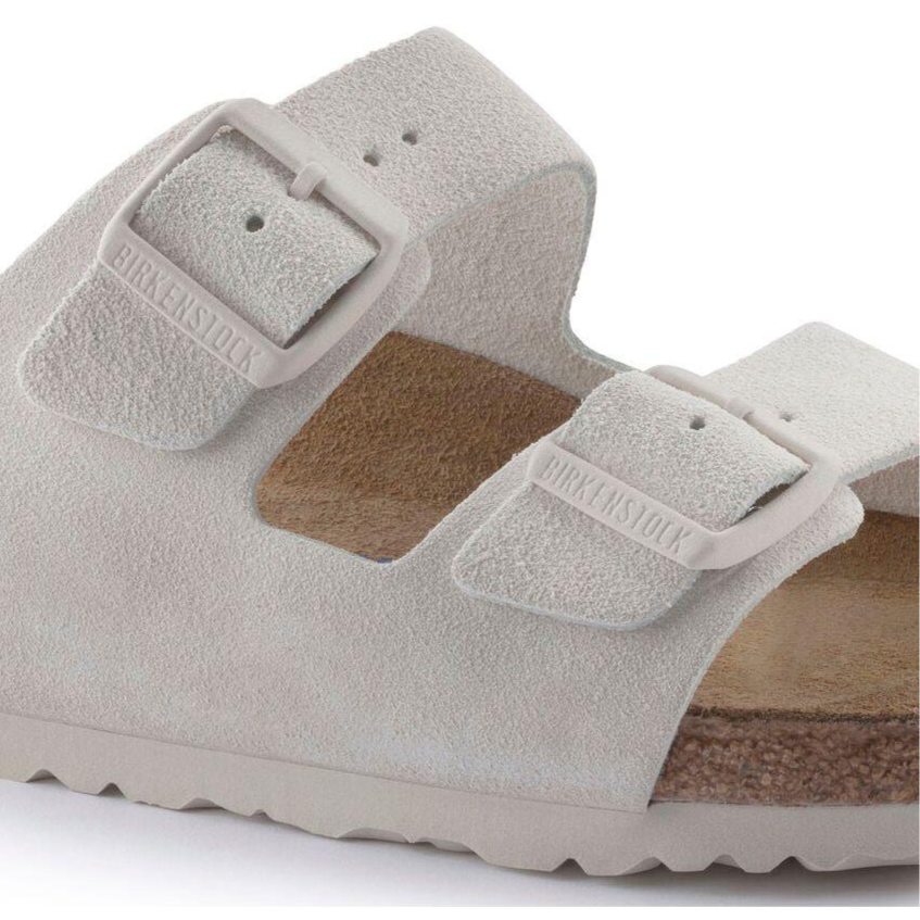 Birkenstock U Sandals Arizona SFB, Antique White