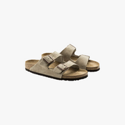 Birkenstock U Sandals Arizona SFB Suede, Taupe