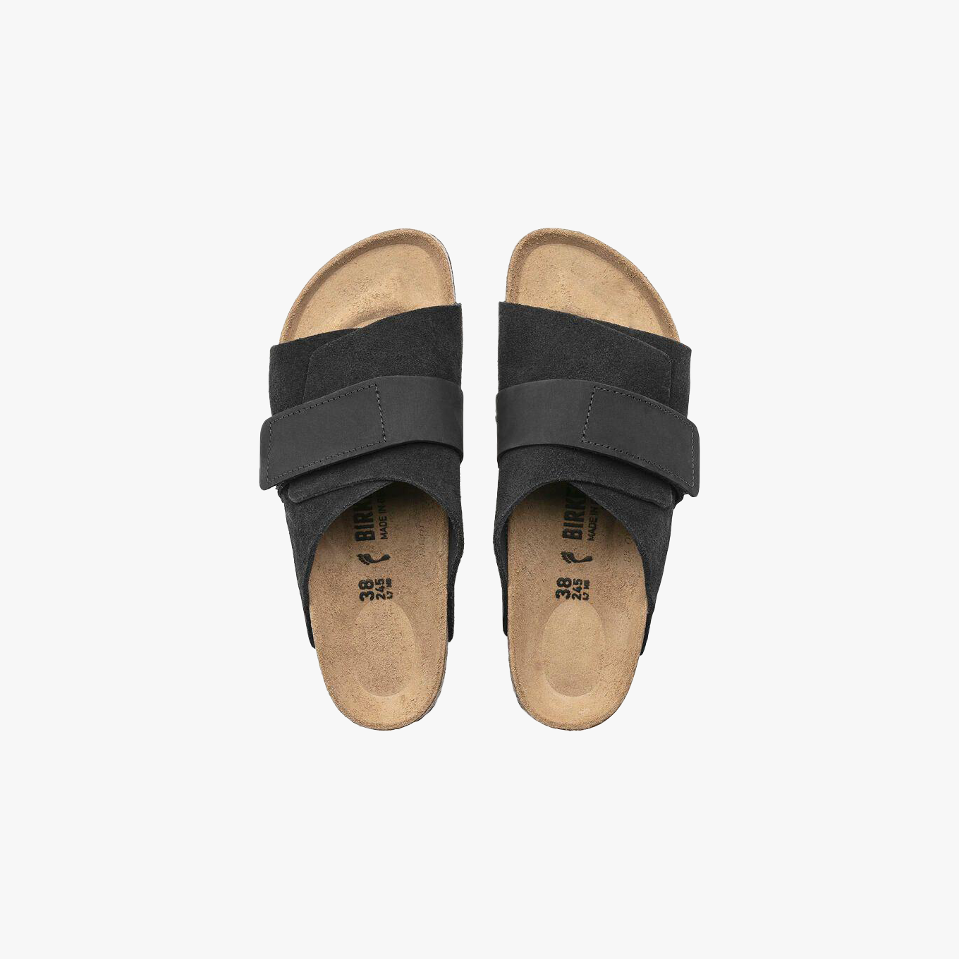 Birkenstock U Sandals Kyoto Suede, Black