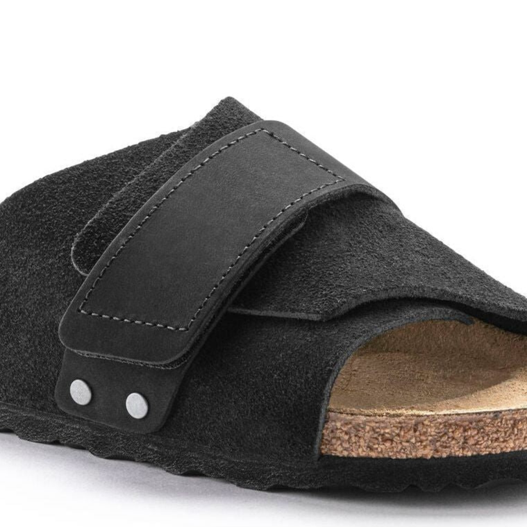Birkenstock U Sandals Kyoto Suede, Black