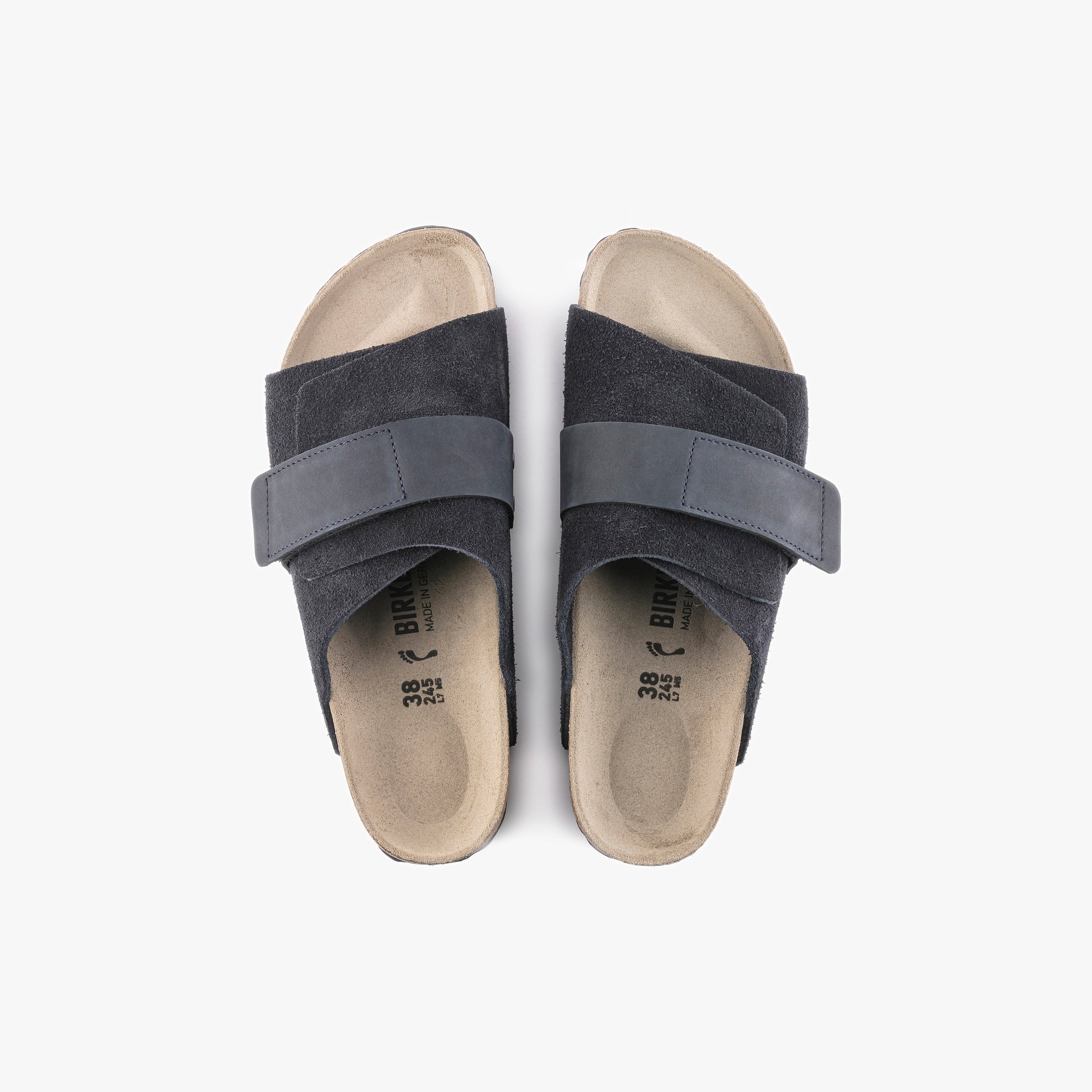 Birkenstock U Sandals Kyoto Suede, Midnight