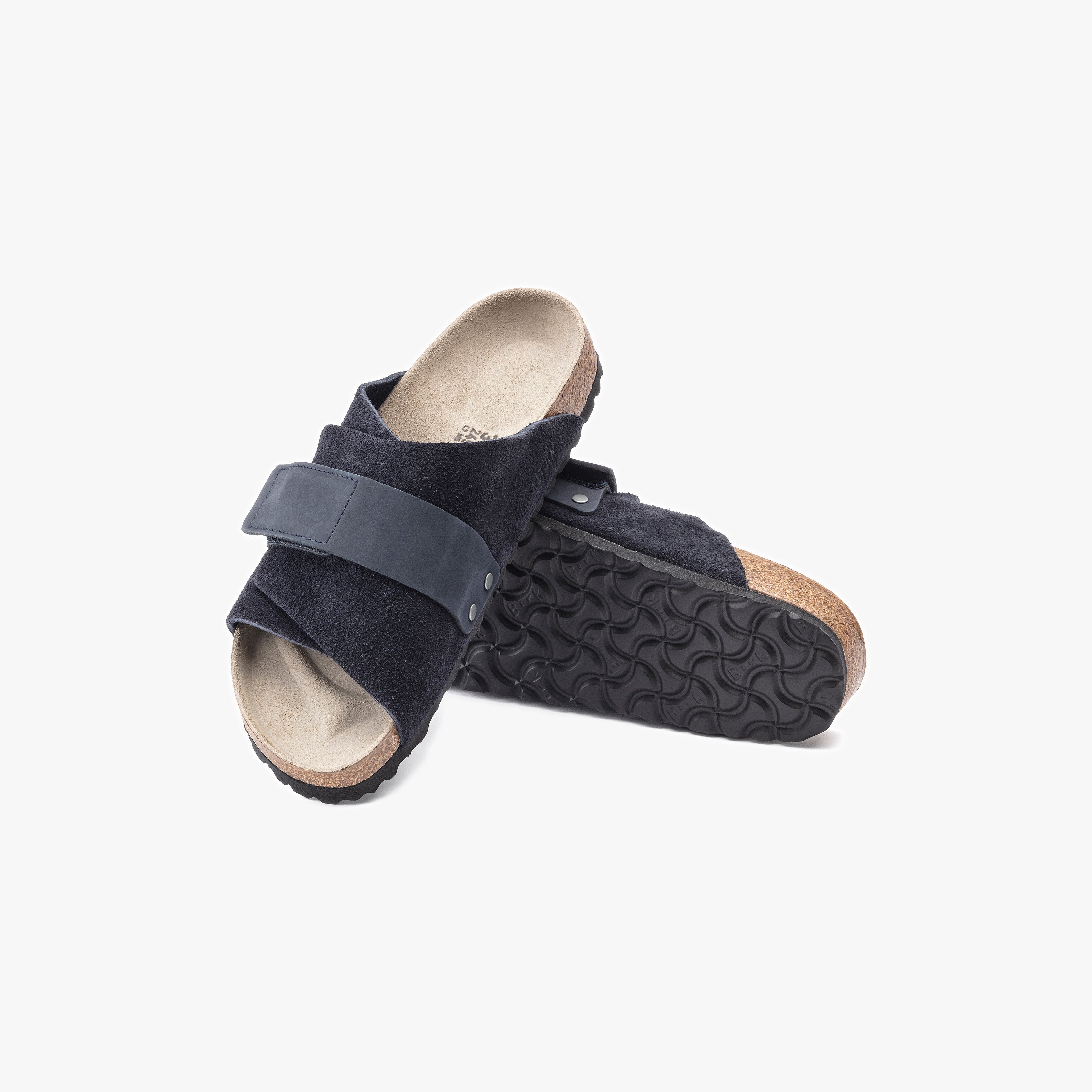 Birkenstock U Sandals Kyoto Suede, Midnight