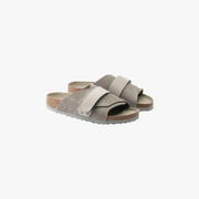 Birkenstock U Sandals Kyoto Suede, Stone Coin