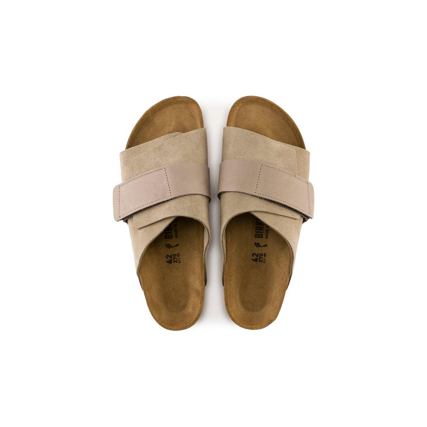 Birkenstock U Sandals Kyoto Suede, Taupe