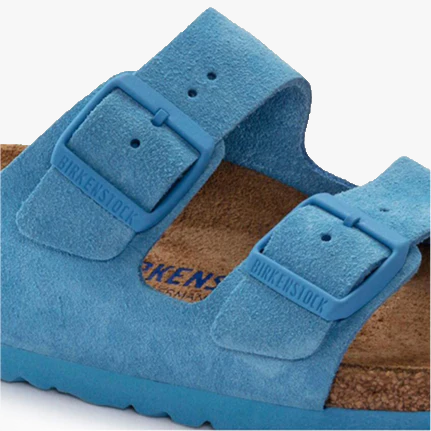 Birkenstock W Sandals Arizona SFB Narrow, Sky Blue