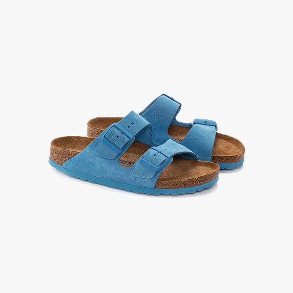 Birkenstock W Sandals Arizona SFB Narrow, Sky Blue
