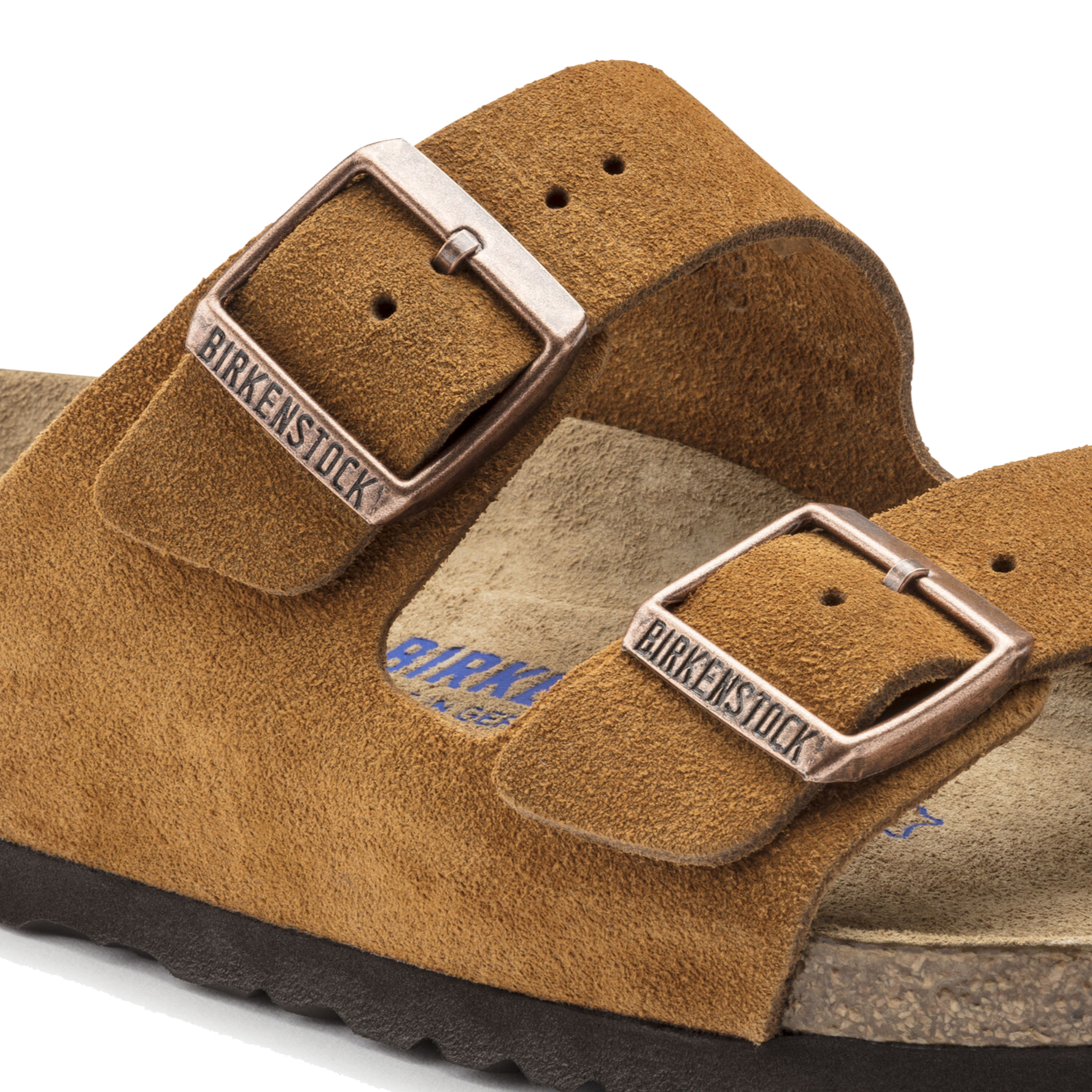 Birkenstock W Sandals Arizona Suede, Mink
