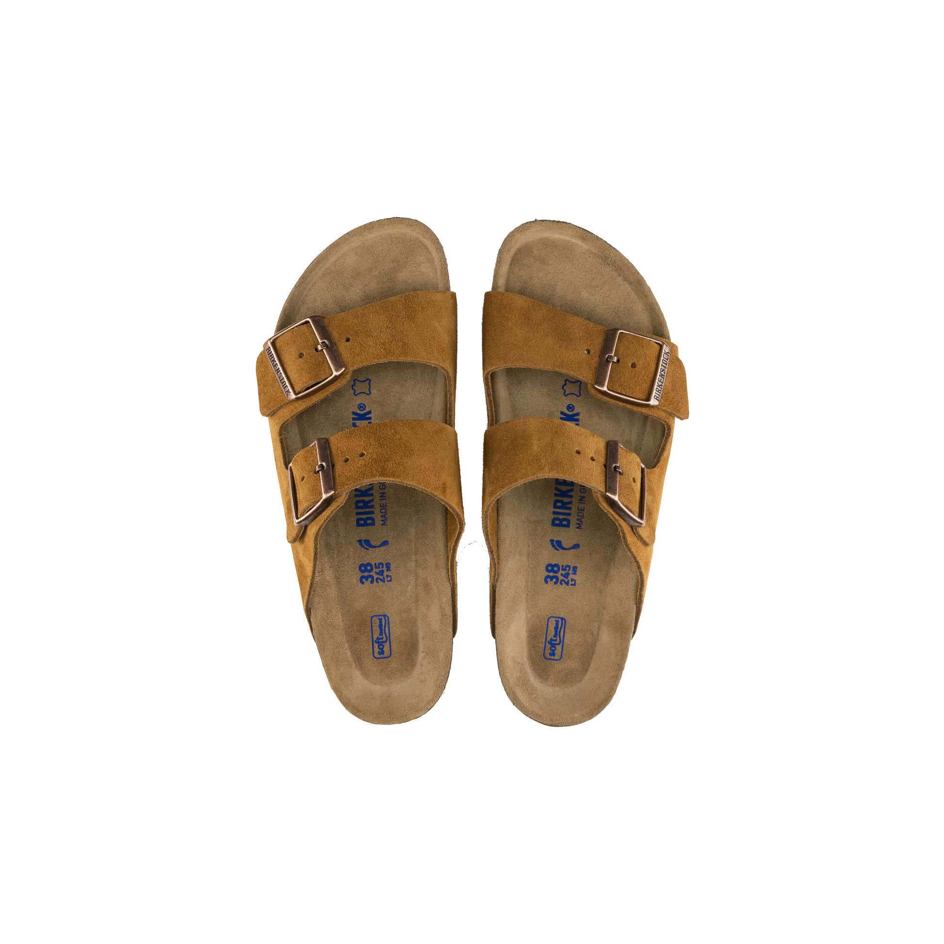 Birkenstock W Sandals Arizona Suede, Mink