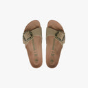 Birkenstock W Sandals Madrid Big Buckle Vegan, Faded Khaki