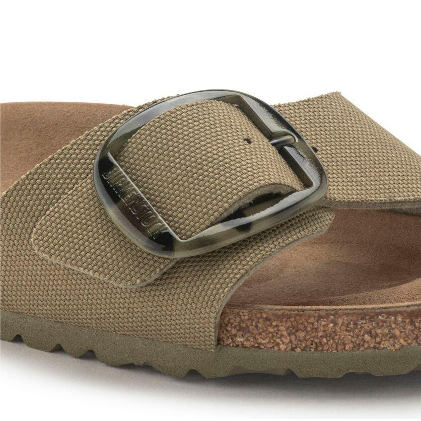 Birkenstock W Sandals Madrid Big Buckle Vegan, Faded Khaki