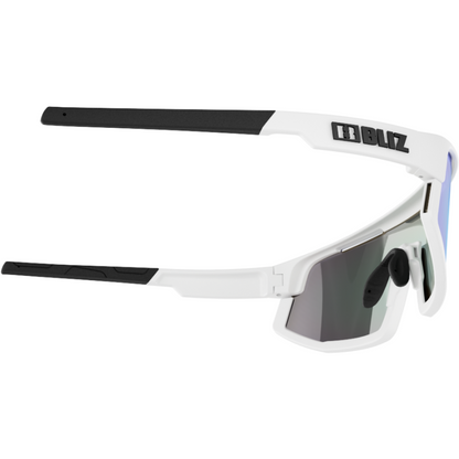 BLIZ Sunglasses One Size Vision, Matt White / Smoke with Blue