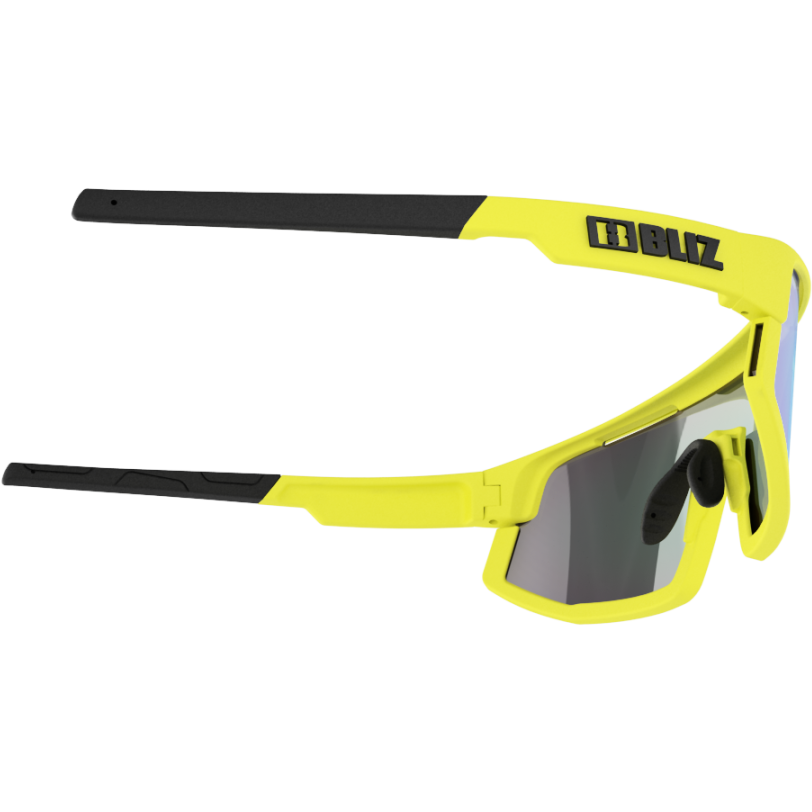 BLIZ Sunglasses One Size Vision, Matt Yellow / Smoke with Blue