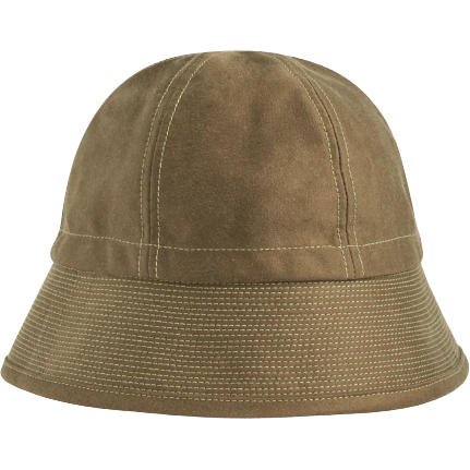 Cableami Bucket Hat Moleskin Dixi Hat , Army Brown