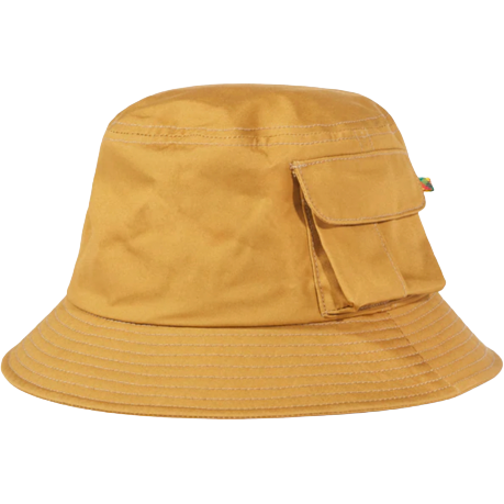 Cableami Bucket Hat Ventile Bucket Hat w/ Pocket, Mustard