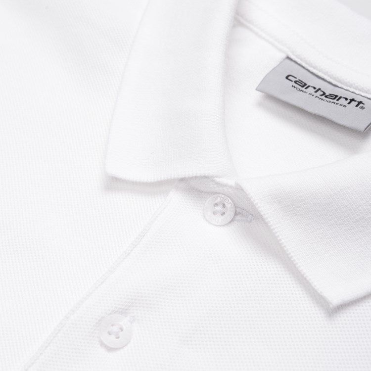 Carhartt M T-Shirts S/S Pique Polo, White