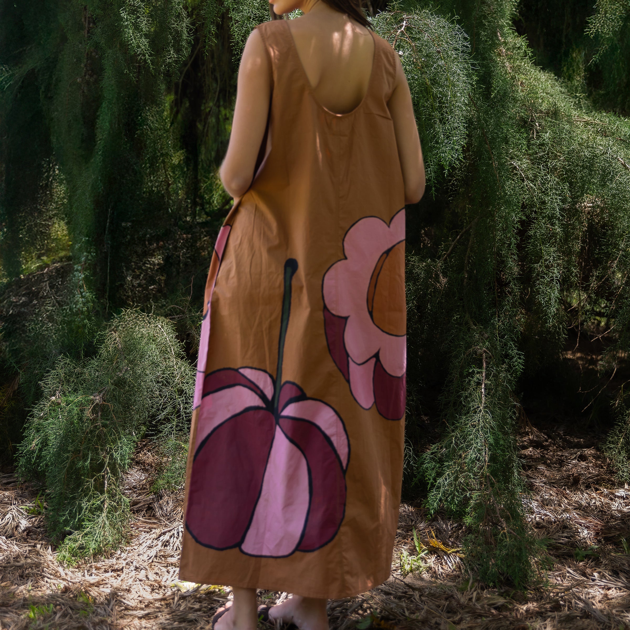 Celmo Dresses Aba Dress - Brown