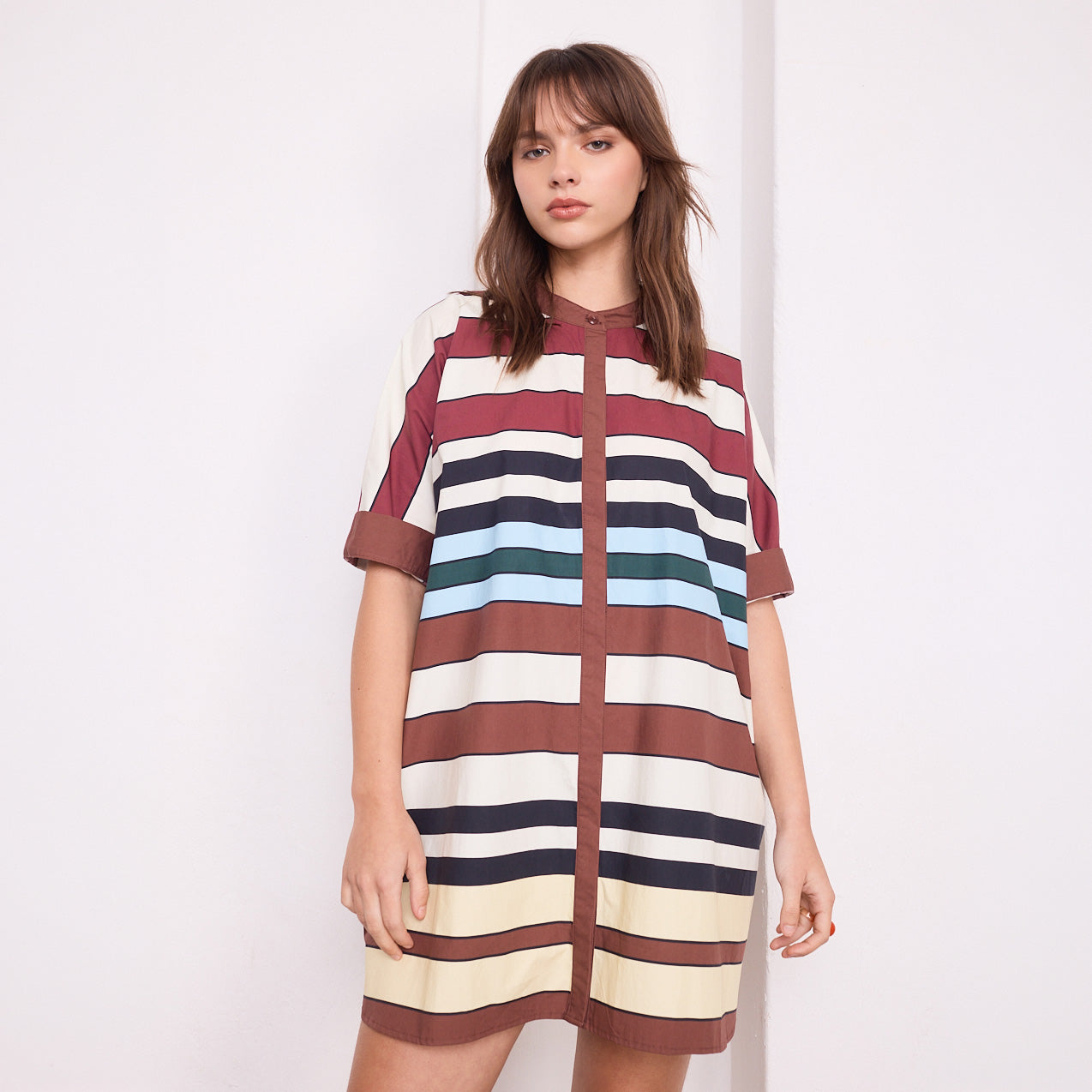 Celmo Shirts Rainbow Shirt - Wine