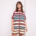 Celmo Shirts Rainbow Shirt - Wine