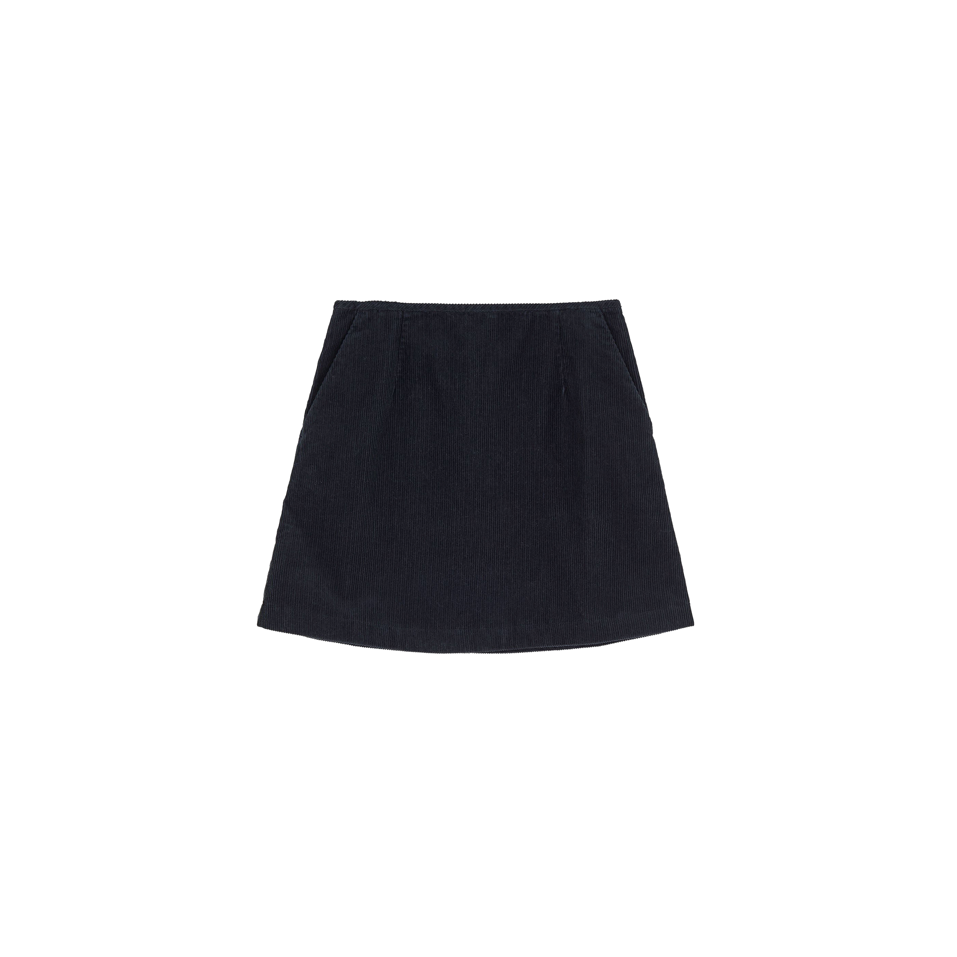【U LAN】basic corduroy mini skirt Corduroy Mini Skirt