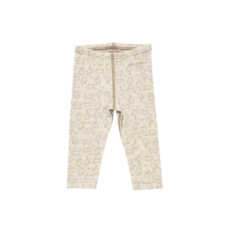 Devold Base Layer Duo Active Merino Long Johns Baby - Raw White