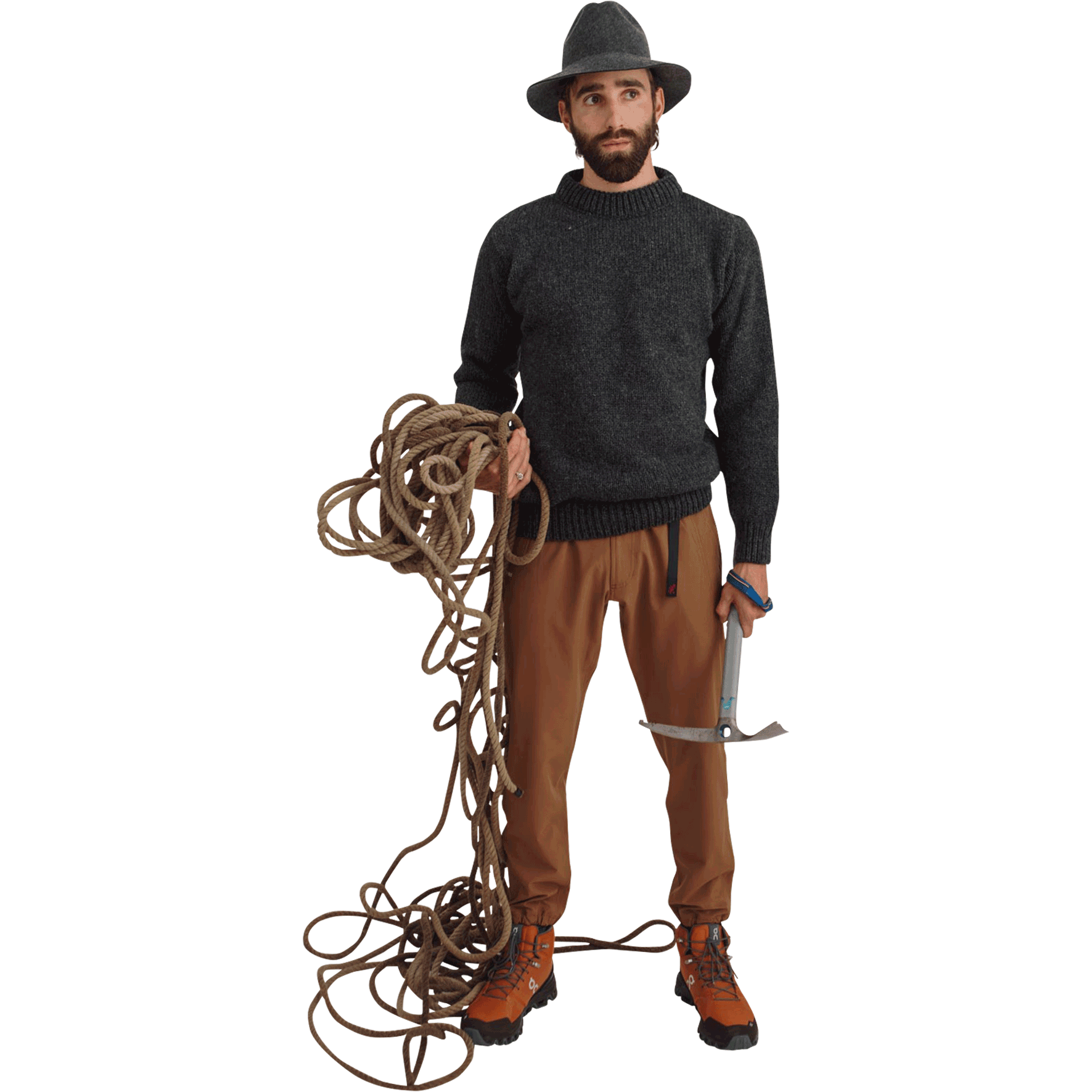 Devold M Sweaters Nansen Crew Neck, Anthracite