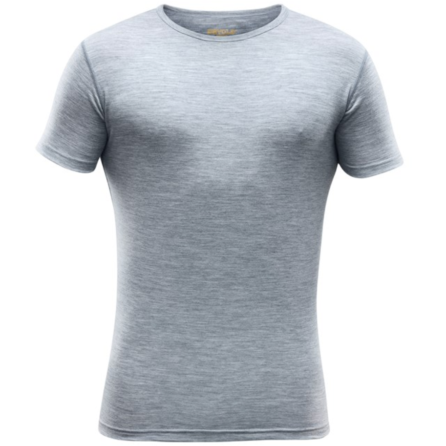 Devold M T-Shirts Small M Breeze T-Shirt, Grey Melange